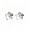 Sterling Silver Blossom Earrings Flowers