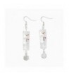 Winter Snowman Dangle Earrings Jewelry