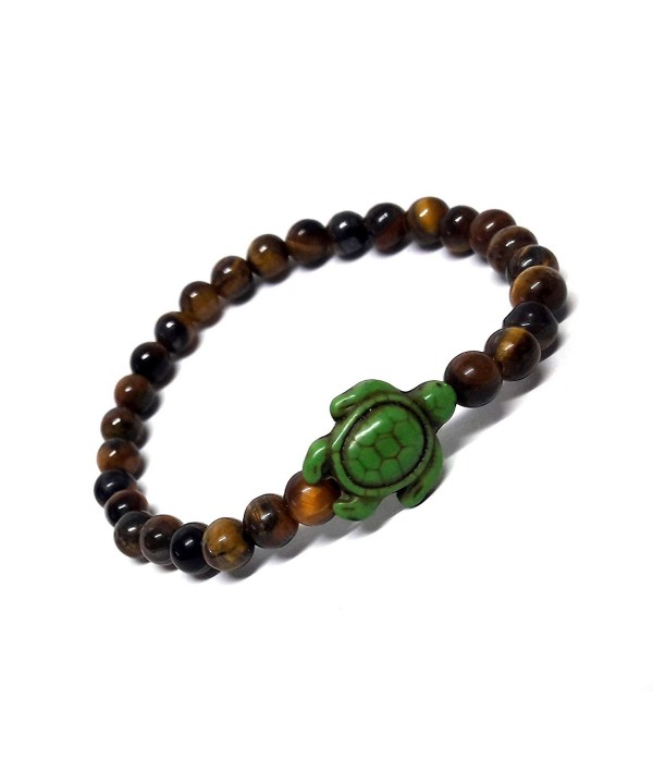 Tiger Hawaiian Stones Bracelet Turtle