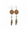 American Coin Treasures Goldtone Earrings