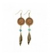 American Coin Treasures Goldtone Earrings