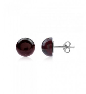 Cherry Amber Sterling Silver Earrings