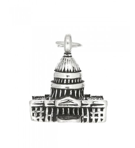 Sterling Oxidized Dimensional Capitol Building