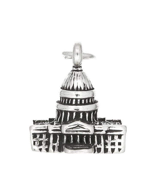 Sterling Oxidized Dimensional Capitol Building