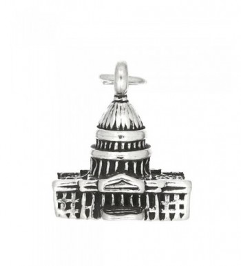 Sterling Oxidized Dimensional Capitol Building