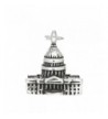 Sterling Oxidized Dimensional Capitol Building