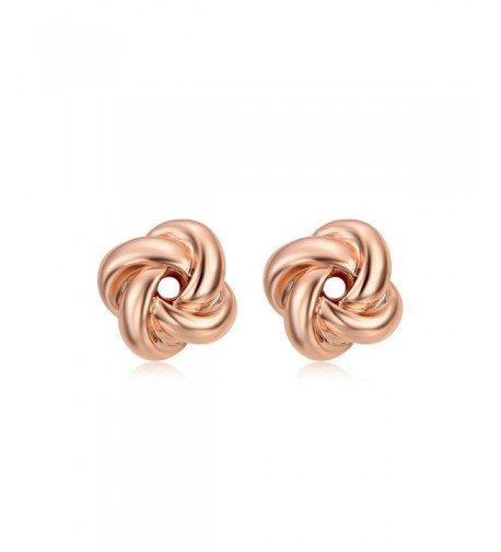 DIFINES Redbarry Plated Love knot Earrings