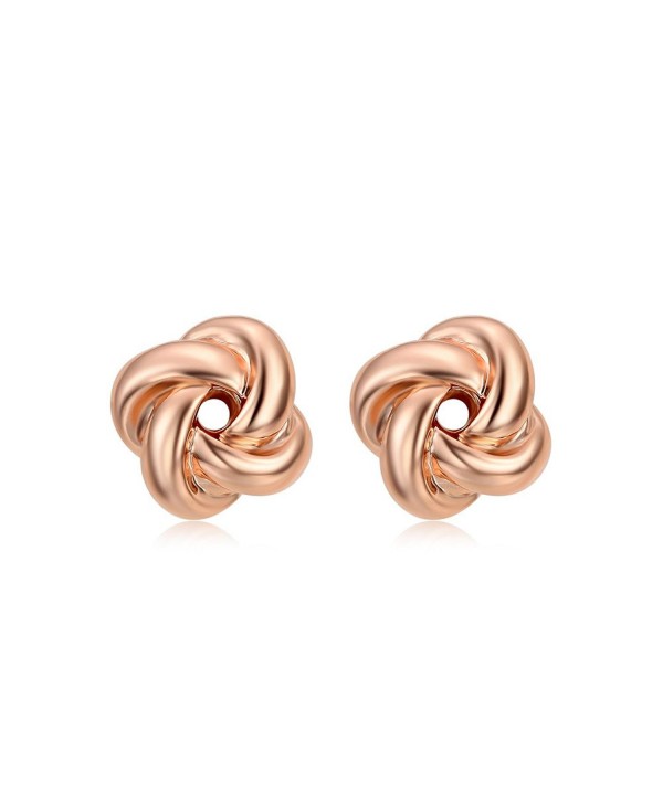 DIFINES Redbarry Plated Love knot Earrings