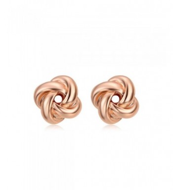 DIFINES Redbarry Plated Love knot Earrings