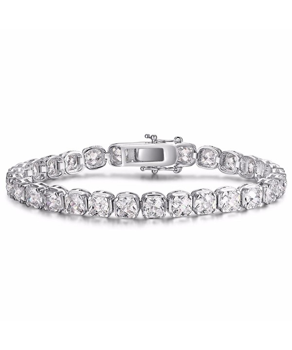 Caperci Silver Zirconia Tennis Bracelet