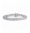 Caperci Silver Zirconia Tennis Bracelet