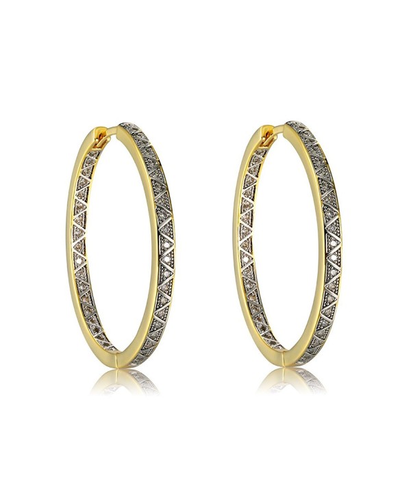 Plated Brass Zirconia Earrings Richapex