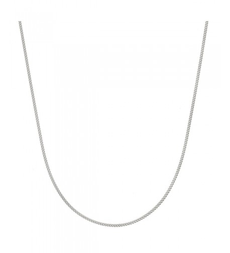 Sterling Silver Italian Diamond Cut Necklace