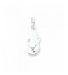 Sterling Silver Flip Flop Charm