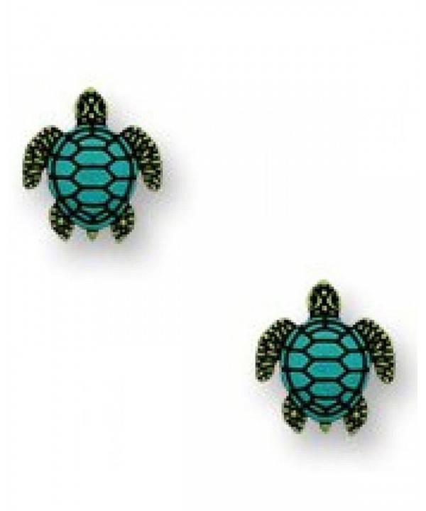 Green Turtle Earrings Sienna Sky