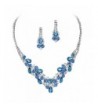 Elegant V Shaped Rhinestone Bridesmaid Necklace