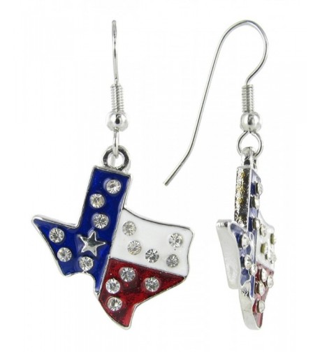 Patriotic Lone State Texas Earring