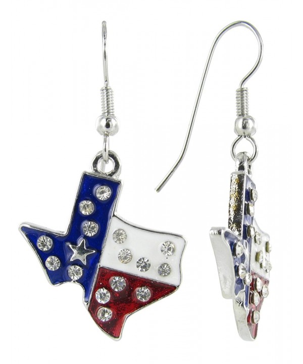 Patriotic Lone State Texas Earring