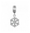 LovelyCharms Sterling Snowflake Pandora Bracelets