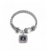 Graduation Classic Silver Crystal Bracelet