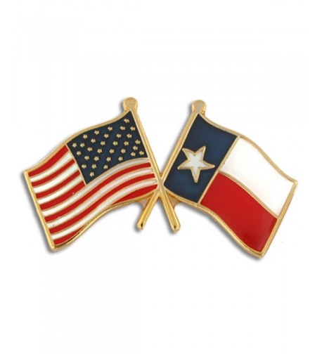 PinMarts Texas Crossed Friendship Enamel