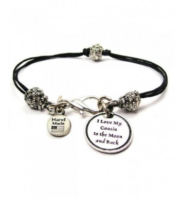 ChubbyChicoCharms Cousin Pewter Beaded Bracelet