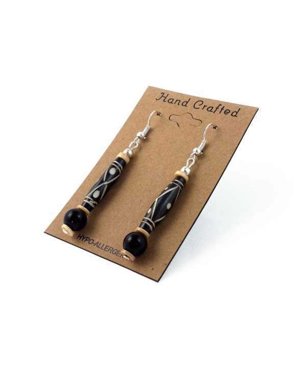 Handmade Buffalo Hairpipe Dangling Earrings