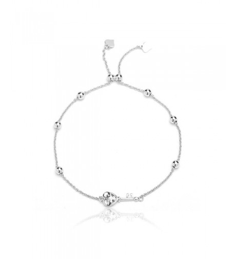 Sterling Silver Adjustable Bracelet Heart