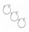 Sterling Silver Earrings Post Snap Closure