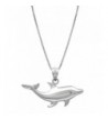 Sterling Silver Dolphin Necklace Pendant