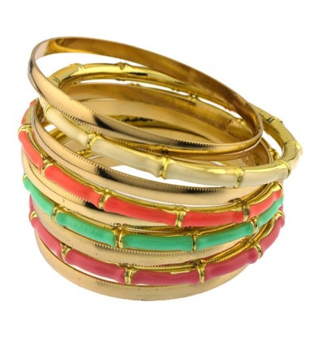 Colorful texture bangles textured bracelets