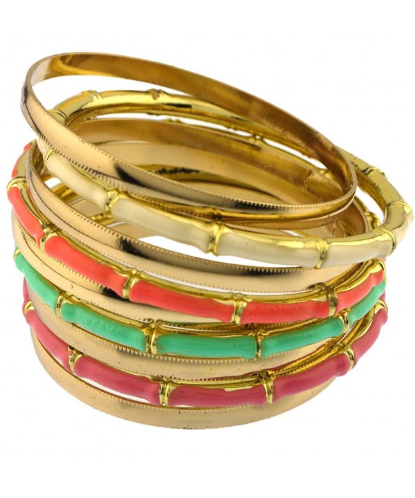 Colorful texture bangles textured bracelets