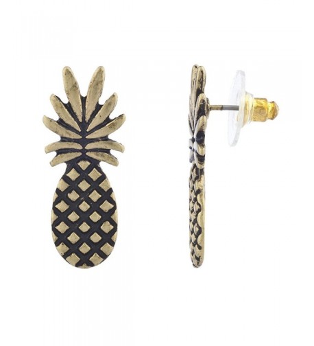 Lux Accessories burnished Pineapple Tropical