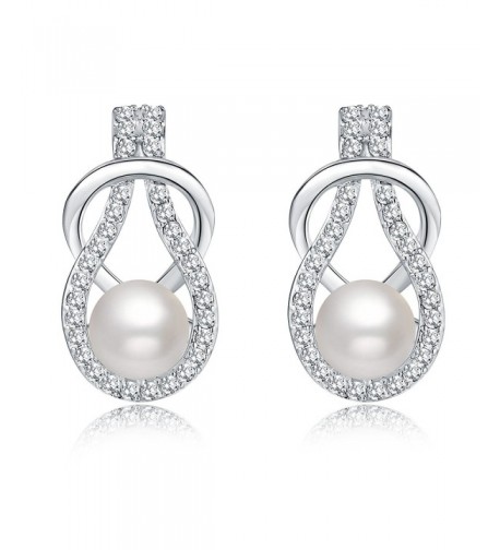 Silver Crystal Diamond Fashion Earrings