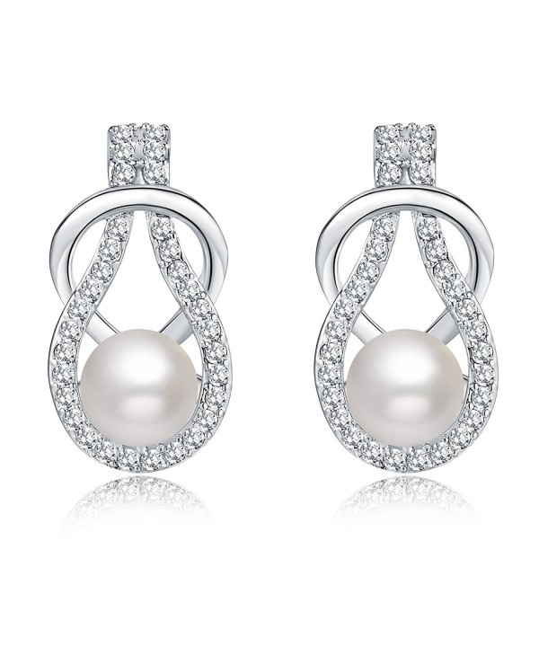 Silver Crystal Diamond Fashion Earrings