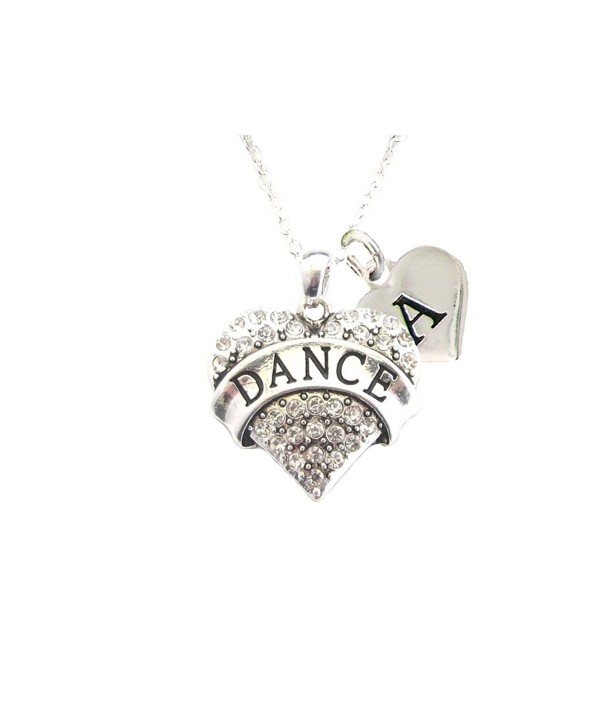Crystal Dancing Necklace Jewelry Initial Crystal Dancing Necklace Jewelry Initial