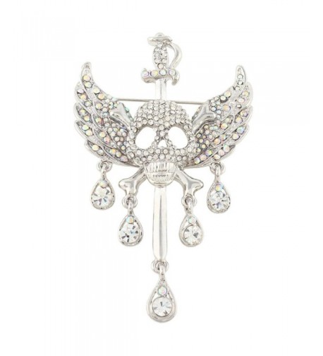 EVER FAITH Austrian Halloween Silver Tone
