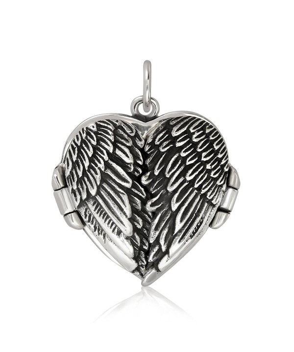 WithLoveSilver Sterling Silver Feather Pendant