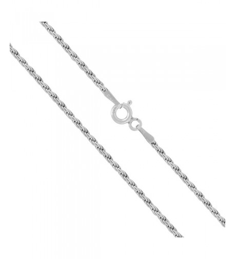 Sterling Silver Rope Chain Inches