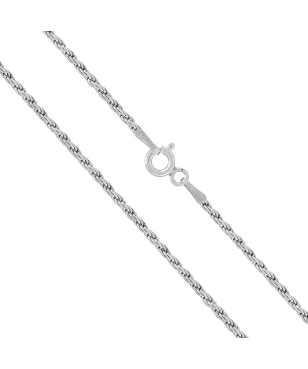 Sterling Silver Rope Chain Inches