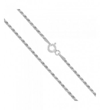 Sterling Silver Rope Chain Inches