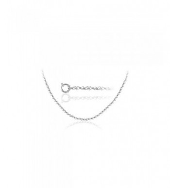 Singapore Chain White Gold inches