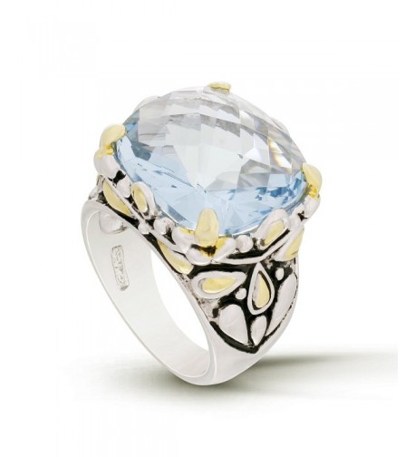 JanKuo Jewelry Antique Aquamarine Cocktail