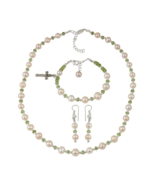 Cultured Freshwater Necklace Earrings Bracelet Cultured Freshwater Necklace Earrings Bracelet