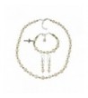 Cultured Freshwater Necklace Earrings Bracelet