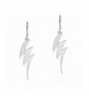 Trendy Zig Zag Lightning Sterling Earrings