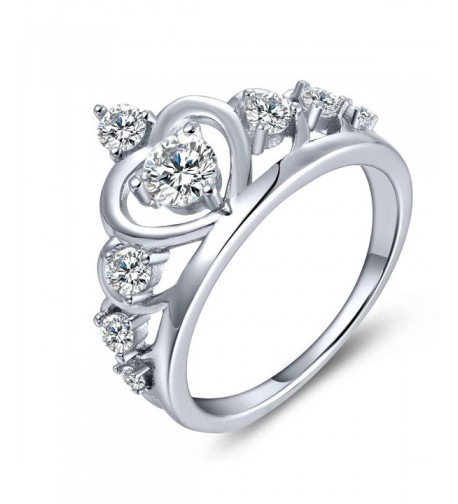 Princess Women YL Sterling Engagement Girls White