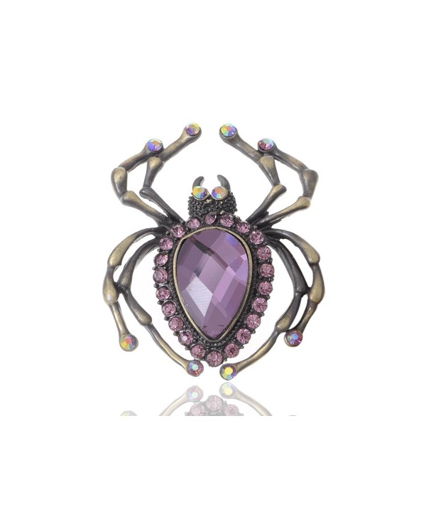 Alilang Amethyst Crystal Rhinestone Acrylic