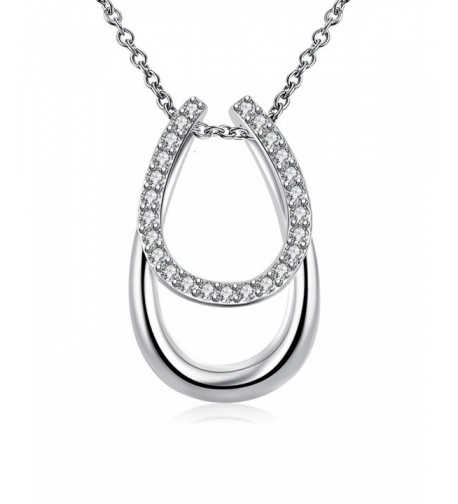 Godyce Horseshoe Pendant Necklace Sterling