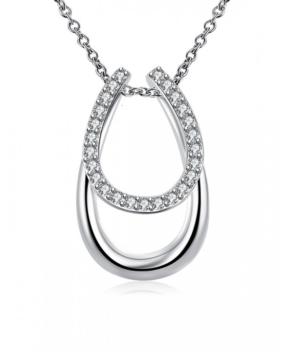 Godyce Horseshoe Pendant Necklace Sterling